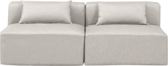 Cube - Modular 2 Seat Armless Sofa