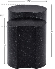 Dimple - Modular End Table - Terazzo Finish