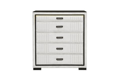 Isabella - Chest With LED - Black / White