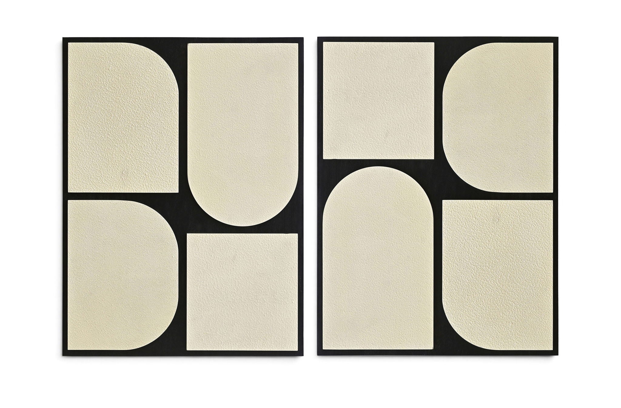 Icon - Mango Wood 2 Piece Wall Art