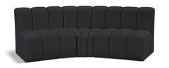 Arc - Faux Leather 3 Piece Modular Corner Sofa