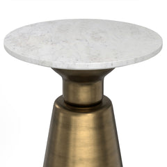 Leyla - Side Table - Antique Brass