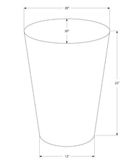 Drum Accent Side Table, Elegant Design