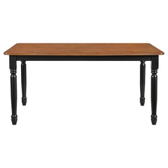 Hollyoak - Rectangular Wood Dining Table - Walnut
