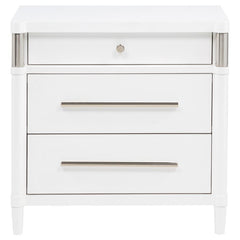 Gracemont - 3-Drawer Bedroom Nightstand Bedside Table - White