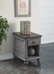 Plymouth - Chairside Table - Gray