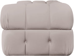 Orin - Velvet Performance Fabric Upholstered 2 Piece Modular Sofa (2 Corner Chairs)