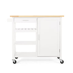 Contemporary Design Kitchen Cart With Wheels