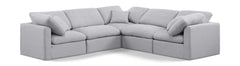 Indulge - Linen 5 Piece Modular Corner Sectional