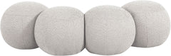 Apollo - Boucle Fabric Bench