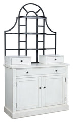 Greddinton - White - Baker's Rack