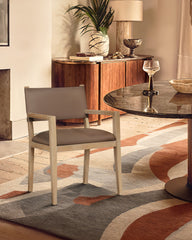 Avon - Vegan Leather Dining Arm Chair