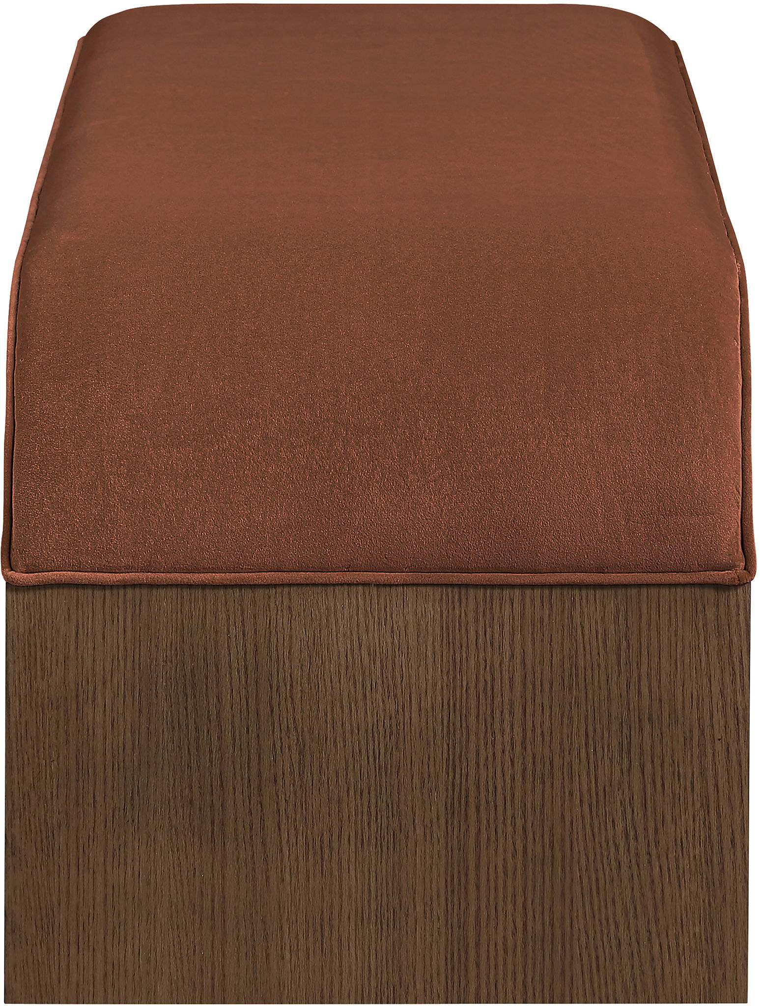 Sable - 52" Velvet Performance Fabric Upholstered Bench