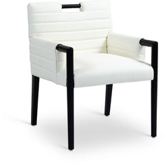 Aimee - Dining Arm Chair - Black Legs