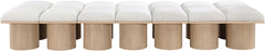 Pavilion - 14 Piece Modular Bench With Natural Base
