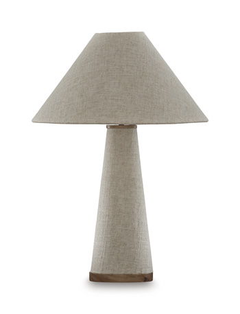 Dellridge - Metal Table Lamp - Light Beige