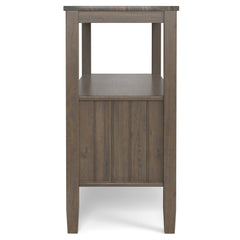 Lev - Console Table - Smoky Brown