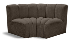 Arc - Boucle Fabric 2 Piece Modular Sofa