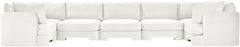 Hammond - Velvet Performance Fabric Upholstered 7 Piece U-Shaped Sectional