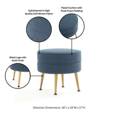 Bailey - Upholstered Accent Ottoman