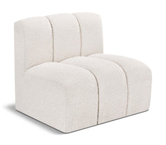 Arc - Boucle Fabric Straight Chair