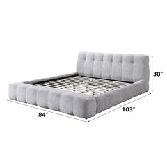 Hannah - Eastern King Bed - Gray