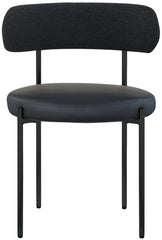 Beacon - Faux Leather Dining Chair With Black Legs (Set of 2)