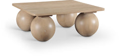 Fitch - Oak Veneer Coffee Table - 4 Legs