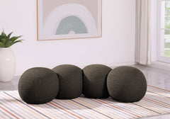Apollo - Boucle Fabric Bench