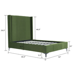 Promenade - Bed With Upholstered Headboard And Slats