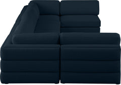 Beckham - 6 Piece Modular U-Shaped Armless Sectional