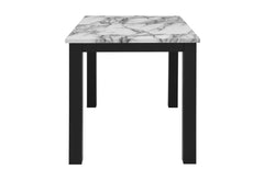 D8032 - 5 Piece Dining Room Set (Dining Table And Dining Chair) - Black / White