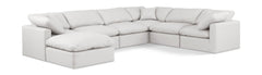 Indulge - Faux Leather 7 Piece Modular Sectional