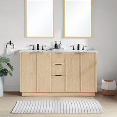 Willard - Engineered Stone And Solid Wood Bathroom Vanity