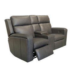 Wyatt - Power Reclining Loveseat With Console & Power Headrests & Lumbar