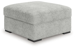 Cuddle Plush - 3 Pc. - 3-Piece Sectional, Chair And Ottoman - Arctic