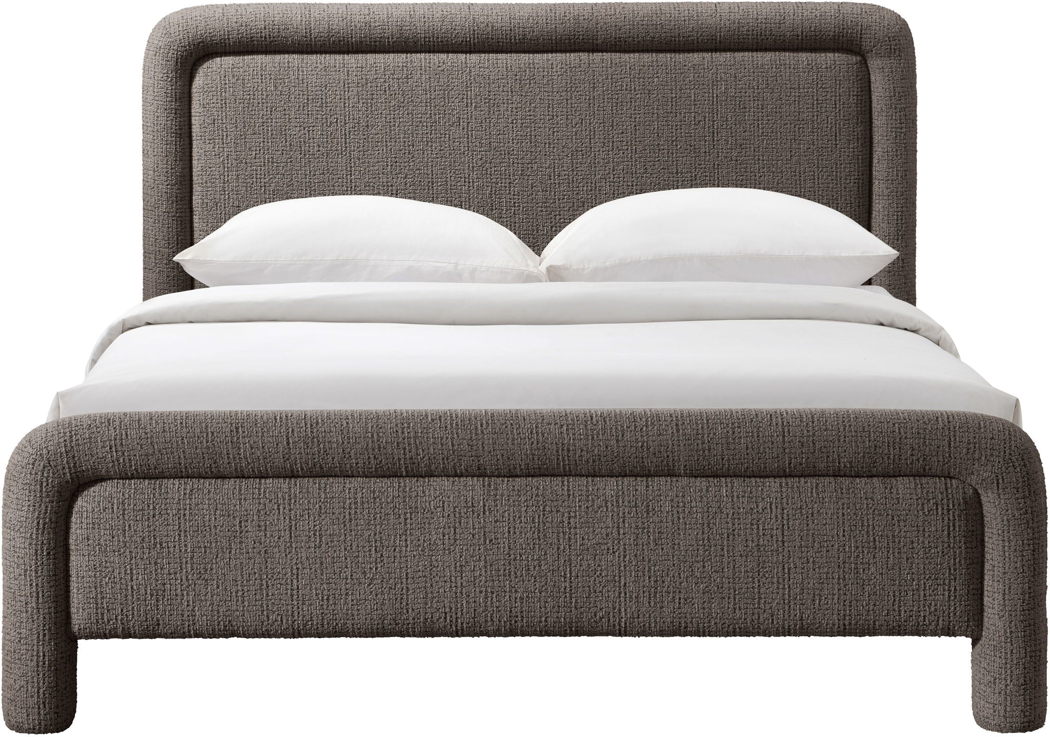 Baylor - Fabric With Interwoven Chenille Upholstered Bed