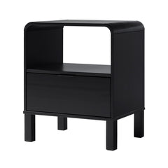 Modern Minimalist Curved Top Nightstand