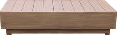 Solace - Acacia Wood Outdoor Patio Coffee Table - Natural