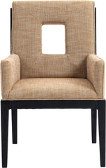 Gwendolyn - Dining Arm Chair With Black Frame