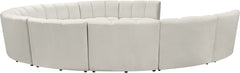 Infinity - 10 Piece Velvet Modular Sectional