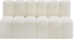 Arc - Faux Leather 2 Seats Modular Sofa