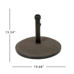 Um Holder Round Umbrella Base 66 Lbs Concrete - Brown