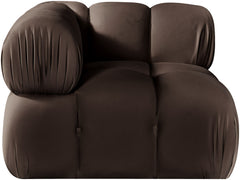 Orin - Velvet Performance Fabric Upholstered Modular Corner Chair