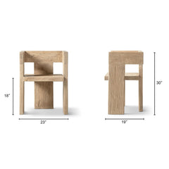 Avenel - Sculptural Block Accent Chair
