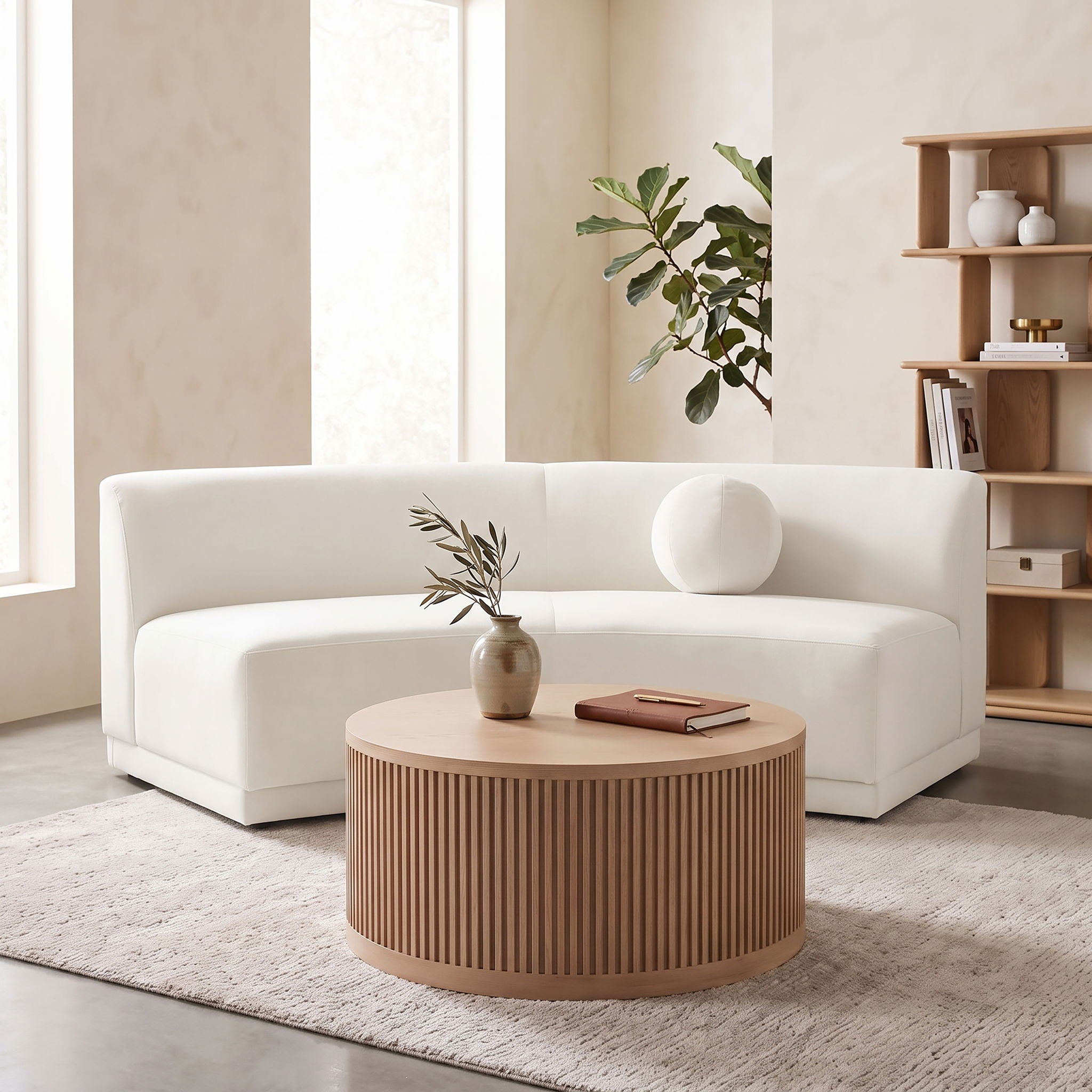 Avra - Velvet Performance Fabric Upholstered Armless Sofa
