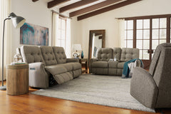 Devon - Reclining Loveseat, Nailhead Trim
