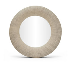 Meadow - Round Jute Rope Framed Mirror