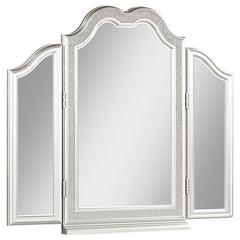 Evangeline - Tri-Fold Vanity Mirror - Silver Oak