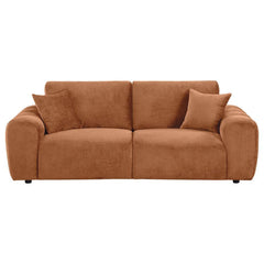 Burnett - Chenille Upholstered Wide Arm Sofa